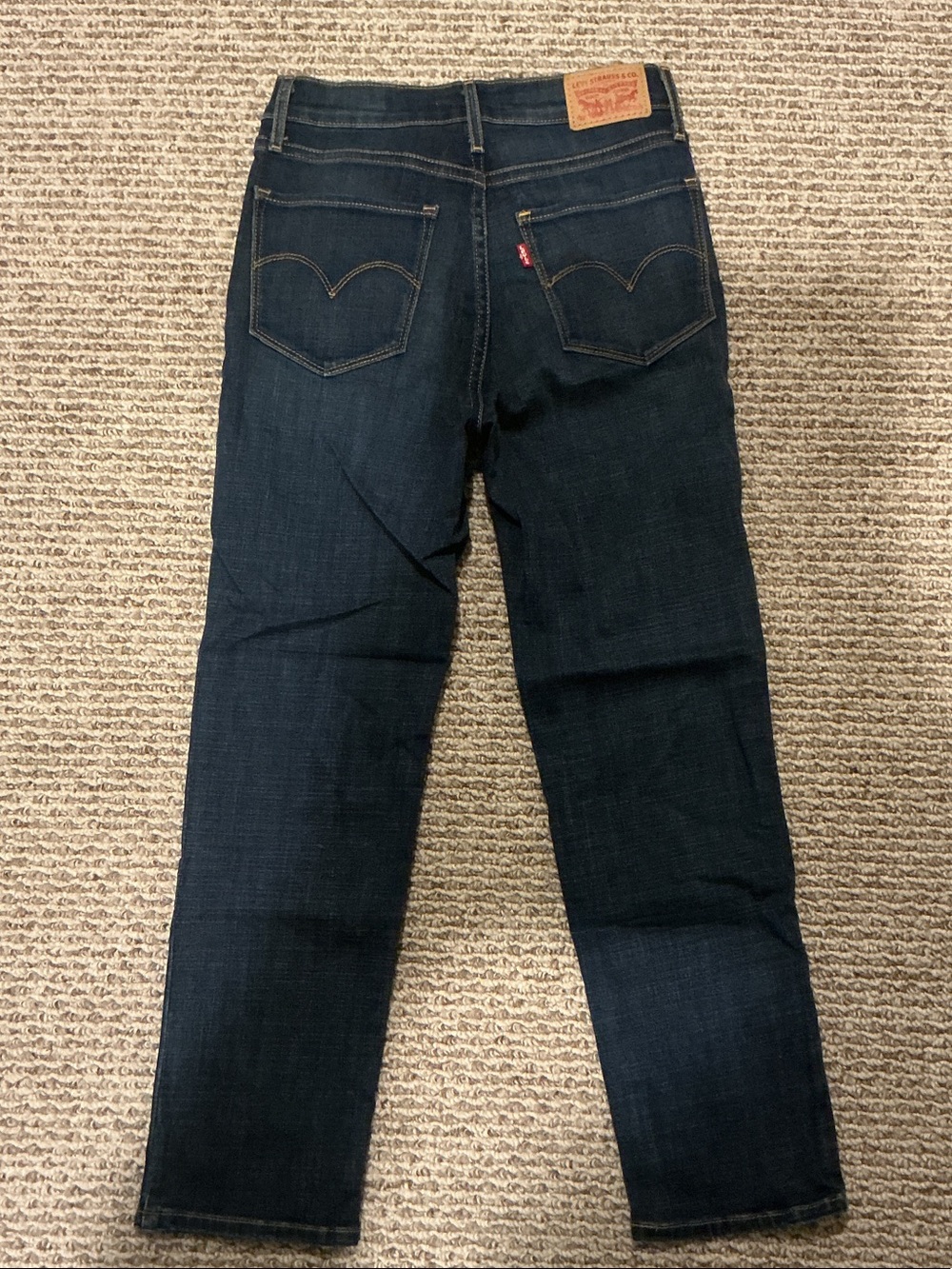 Levi's Women’s Indigo Slim Straight Jeans